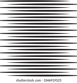 Line halftone pattern with gradient effect. Horizontal lines in black and white. Template for backgrounds and stylized textures.