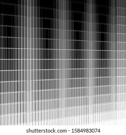 Line halftone pattern with gradient effect. Concept geometry pattern. Template for backgrounds and stylized textures.
