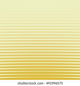 Line halftone pattern with gradient effect. Horizontal lines in golden colors. Template for backgrounds and stylized textures. Horizontally seamless. Vector eps8 illustration.