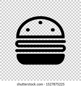 line hamburger icon isolated on transparent background