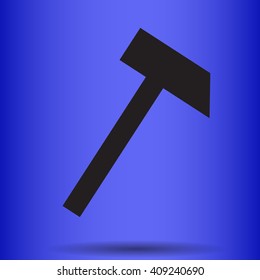 Line Hammer Icon