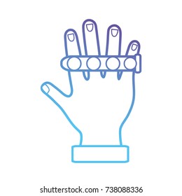 line hand cyberspace technology to virtual game