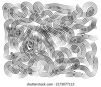 line hand drawn collection set vector