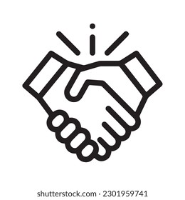 Line hand icon design for your work