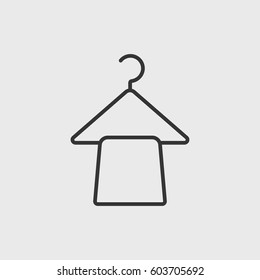 Line hanger icon illustration isolated vector sign symbol