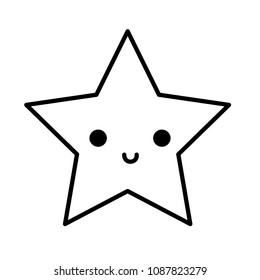 line happy star videogame character technology
