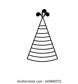 line hat party to cebrate happy birthday