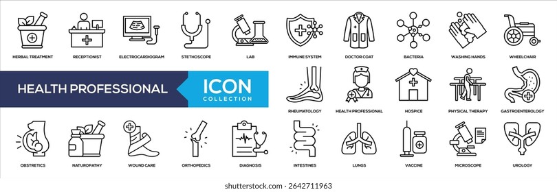 Line - Health Professional Icon Collection