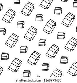 line healthy milk box drink background