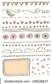 line heart border draw doodle cartoon rectangle drawn hand rough fingers drawn straight frame set line heart border draw doodle cartoon rectangle drawn hand rough white vegetation flower machine group