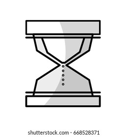 line hourglass object to know the time