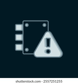 Line House under protection icon isolated on black background. Home and lock. Protection, safety, security, protect, defense concept. Flat filled outline style with shadow. Vector