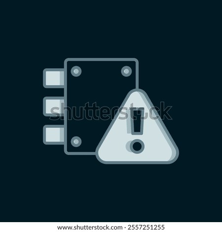 Line House under protection icon isolated on black background. Home and lock. Protection, safety, security, protect, defense concept. Flat filled outline style with shadow. Vector