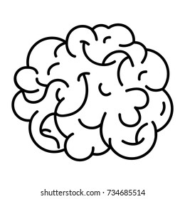 line human brain anatomy to creative and intellect