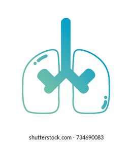 line human lungs respiratory organ