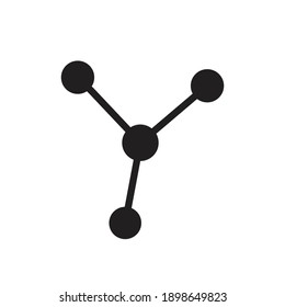 line icom symbol molecule dna vector illustration of a laboratory