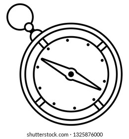 Сompass line icon