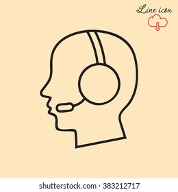 Line icon- 