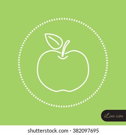 Line icon- Apple