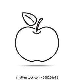 Line icon- Apple