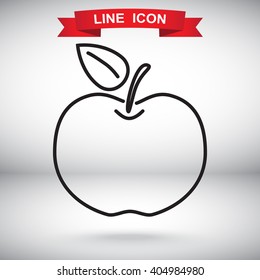 Line icon- Apple