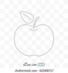 Line icon- Apple