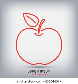 Line icon- Apple