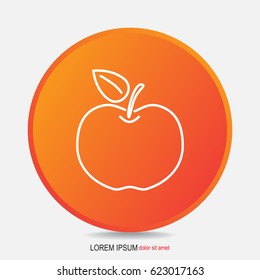 Line icon- Apple