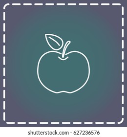 Line icon- Apple