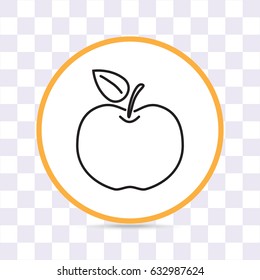 Line icon- Apple