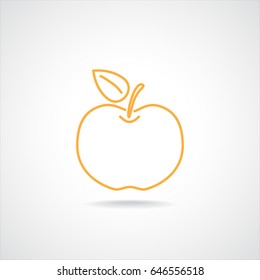 Line icon- Apple