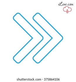 Line icon- arrow