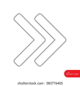 Line icon- arrow