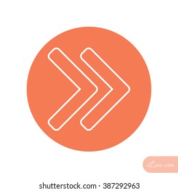 Line icon- arrow