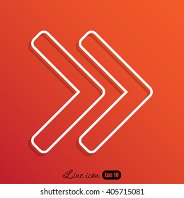 Line icon- arrow