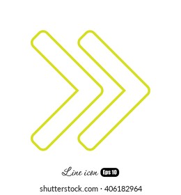 Line icon- arrow