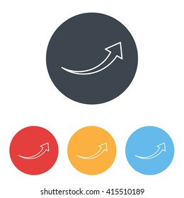 Line icon-  arrow