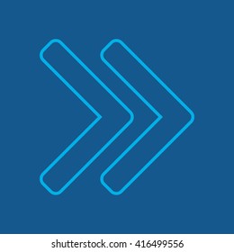 Line icon- arrow