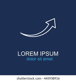 Line icon-  arrow