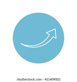 Line icon-  arrow