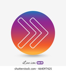 Line icon- arrow