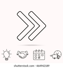 Line icon- arrow