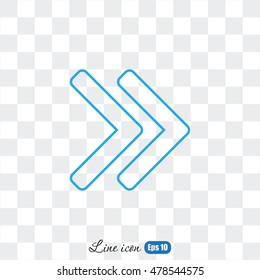 Line icon- arrow
