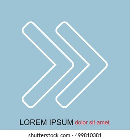 Line icon- arrow