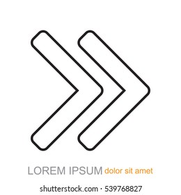 Line icon- arrow