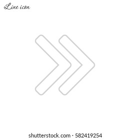 Line icon- arrow