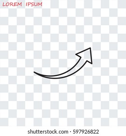 Line icon-  arrow