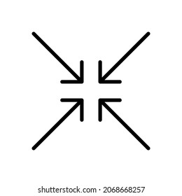 Line Icon Arrow, Direction, Design, Web In Simple Style. Vector sign in a simple style isolated on a white background. Original size 64x64 pixels.