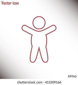 Line icon- baby.
