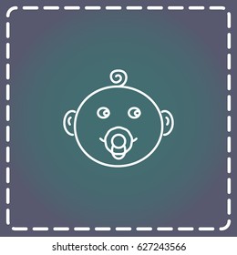 Line icon- baby